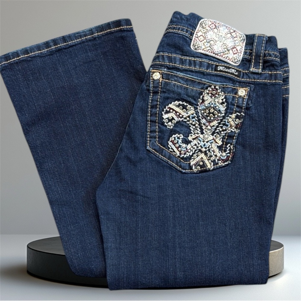 Miss Me Mid Rise Easy Boot Curvy Jeans